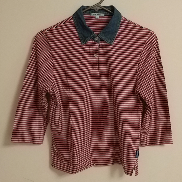 Baleno Purple Stripe Shirt (Size Large) - Picture 1 of 2